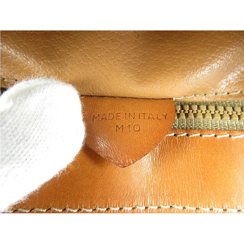 Celine Brown and Tan Patterned Satchel - Picture 15 of 16